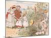 A Cat and Her Kittens Came Tumbling In-Randolph Caldecott-Mounted Giclee Print