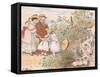 A Cat and Her Kittens Came Tumbling In-Randolph Caldecott-Framed Stretched Canvas