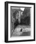 A Cat in a New Orleans Courtyard-null-Framed Photographic Print