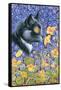 A Cat in a Sea of Flowers-Louis Wain-Framed Stretched Canvas