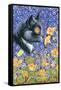 A Cat in a Sea of Flowers-Louis Wain-Framed Stretched Canvas