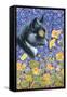 A Cat in a Sea of Flowers-Louis Wain-Framed Stretched Canvas