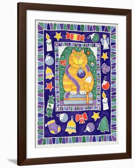 A Cat's Christmas, 1995-Cathy Baxter-Framed Giclee Print