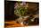 A cat taking a nap on a sunny table-Mark A Johnson-Mounted Photographic Print