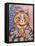 A Cat with her Kittens-Louis Wain-Framed Stretched Canvas