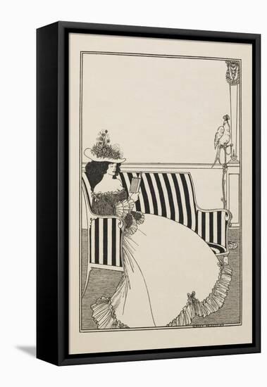 A Catalogue Cover-Aubrey Beardsley-Framed Stretched Canvas