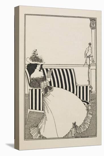 A Catalogue Cover-Aubrey Beardsley-Stretched Canvas