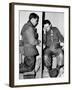 A Catholic Chaplain Hears the Confession of a Young Private after Services-null-Framed Premium Photographic Print