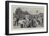 A Cattle Market in the Bavarian Alps-Clement Flower-Framed Giclee Print