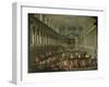 A Cavalcade in the Winter Riding School of the Vienna Hof to Celebrate the Defeat of the French-Martin van Meytens-Framed Giclee Print