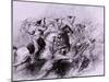 A Cavalry Charge, 1849-John Gilbert-Mounted Giclee Print