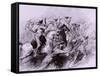 A Cavalry Charge, 1849-John Gilbert-Framed Stretched Canvas