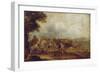 A Cavalry Engagement-Palamedes Palamedesz-Framed Giclee Print