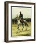 A Cavalry Officer Passing Troops, 1885-Jean-Baptiste Edouard Detaille-Framed Giclee Print