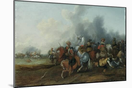 A Cavalry Skirmish, 1632-Palamedes Palamedesz-Mounted Giclee Print