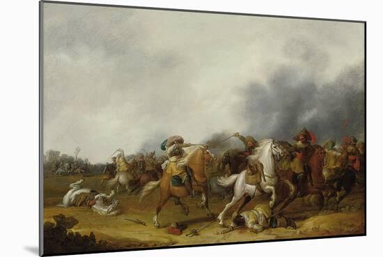 A Cavalry Skirmish, 1634-Palamedes Palamedesz-Mounted Giclee Print