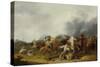 A Cavalry Skirmish, 1634-Palamedes Palamedesz-Stretched Canvas