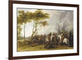 A Cavalry Skirmish-Peeter Snayers-Framed Giclee Print