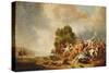 A Cavalry Skirmish-Palamedes Palamedesz-Stretched Canvas