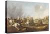 A Cavalry Skirmish-Palamedes Palamedesz-Stretched Canvas