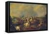 A Cavalry Skirmish-Palamedes Palamedesz-Framed Stretched Canvas