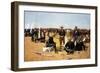 A Cavalryman's Breakfast on the Plains-Frederic Sackrider Remington-Framed Art Print