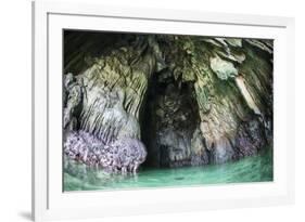 A Cave Has Formed Inside a Limestone Island in Raja Ampat-Stocktrek Images-Framed Photographic Print