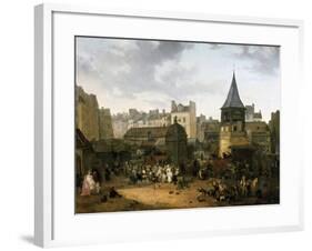 A Celebration for the Birth of the French Heir Apparent, 1781-Philibert Louis Debucourt-Framed Giclee Print