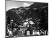 A Cemetery in Lauterbrunnen-null-Mounted Photographic Print