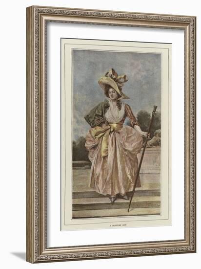 A Century Ago-Francois Flameng-Framed Giclee Print