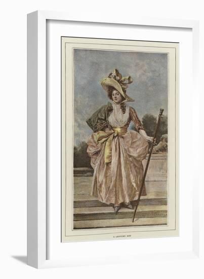 A Century Ago-Francois Flameng-Framed Giclee Print