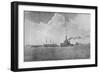 A Century Between: The Dreadnought Steaming Past the Victory, Illustration from 'The Graphic',…-English Photographer-Framed Photographic Print