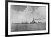 A Century Between: The Dreadnought Steaming Past the Victory, Illustration from 'The Graphic',…-English Photographer-Framed Photographic Print