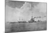 A Century Between: The Dreadnought Steaming Past the Victory, Illustration from 'The Graphic',…-English Photographer-Mounted Photographic Print