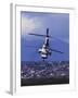 A CH-46 Sea Knight Helicopter in Flight-Stocktrek Images-Framed Photographic Print