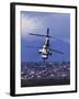 A CH-46 Sea Knight Helicopter in Flight-Stocktrek Images-Framed Photographic Print