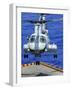 A CH-46E Sea Knight Helicopter Prepares To Land On the Flight Deck of USS Peleliu-Stocktrek Images-Framed Photographic Print