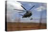 A Ch-53E Super Stallion Helicopter Lands at the Kahuku Training Area, Hawaii-null-Stretched Canvas