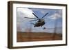 A Ch-53E Super Stallion Helicopter Lands at the Kahuku Training Area, Hawaii-null-Framed Photographic Print