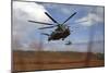 A Ch-53E Super Stallion Helicopter Lands at the Kahuku Training Area, Hawaii-null-Mounted Photographic Print