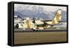 A Chadian Air Force C-27J Spartan Taxiing at Turin Airport, Italy-Stocktrek Images-Framed Stretched Canvas