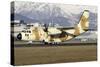 A Chadian Air Force C-27J Spartan Taxiing at Turin Airport, Italy-Stocktrek Images-Stretched Canvas