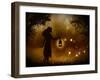 A Chance Encounter-Julie Fain-Framed Art Print