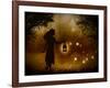 A Chance Encounter-Julie Fain-Framed Art Print