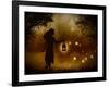 A Chance Encounter-Julie Fain-Framed Art Print