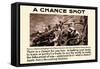 A Chance Shot, Navy Recruiting Station, c.1914-null-Framed Stretched Canvas
