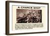 A Chance Shot, Navy Recruiting Station, c.1914-null-Framed Art Print