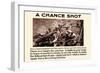 A Chance Shot, Navy Recruiting Station, c.1914-null-Framed Art Print
