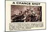 A Chance Shot, Navy Recruiting Station, c.1914-null-Mounted Art Print