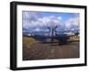 A Chance Vought F4U Corsair on the Ford Island Airfield, Oahu, Hawaii-null-Framed Photographic Print